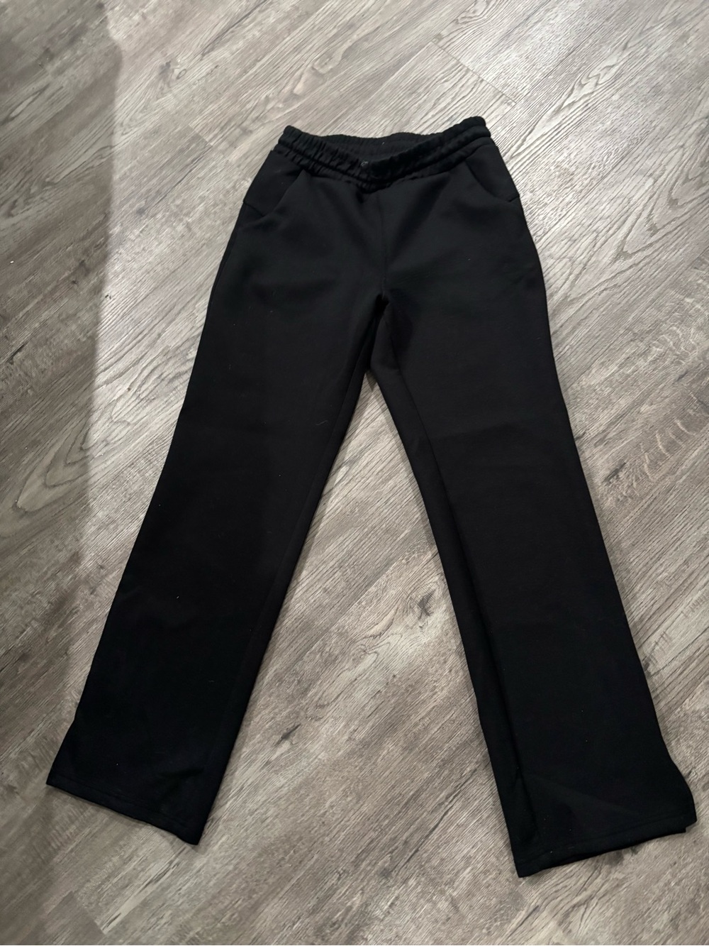Kyodan Black Pull-On Straight Leg Track Pants